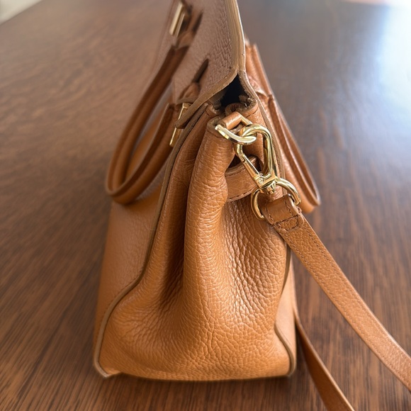 Teddy Blake Gigi Dollarino Bag With Strap in Caramel 11” - Picture 7 of 13